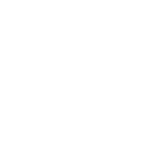 White icon of a hand holding a seedling